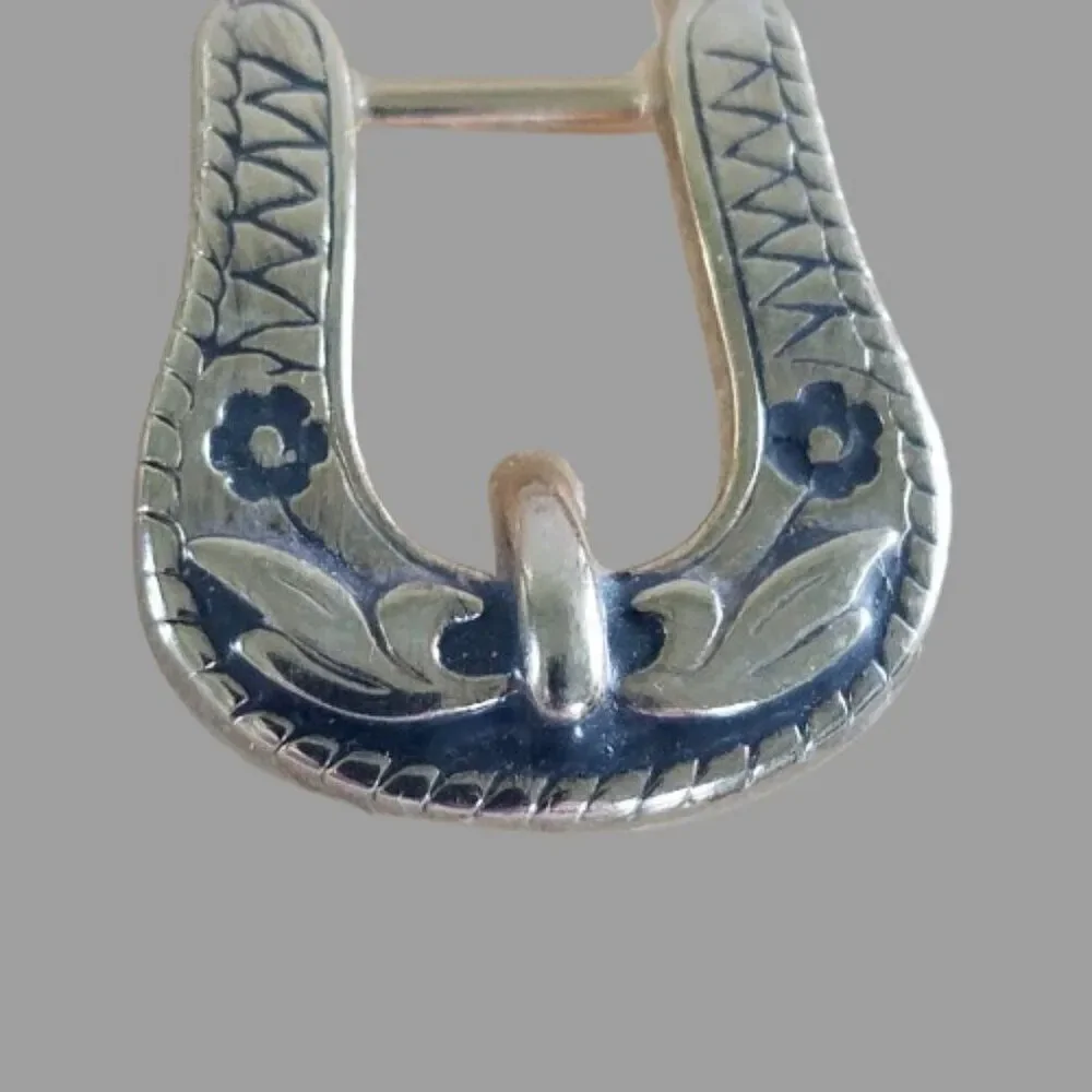 Vintage No Sew Belt Buckle 1970s Crown Originals Buckle New Old Stock